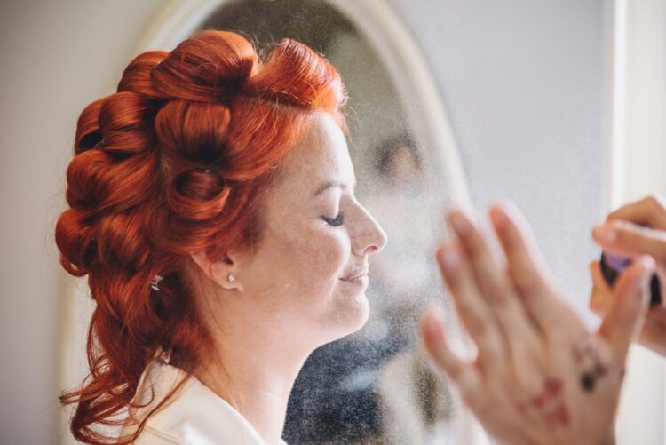 bride getting ready