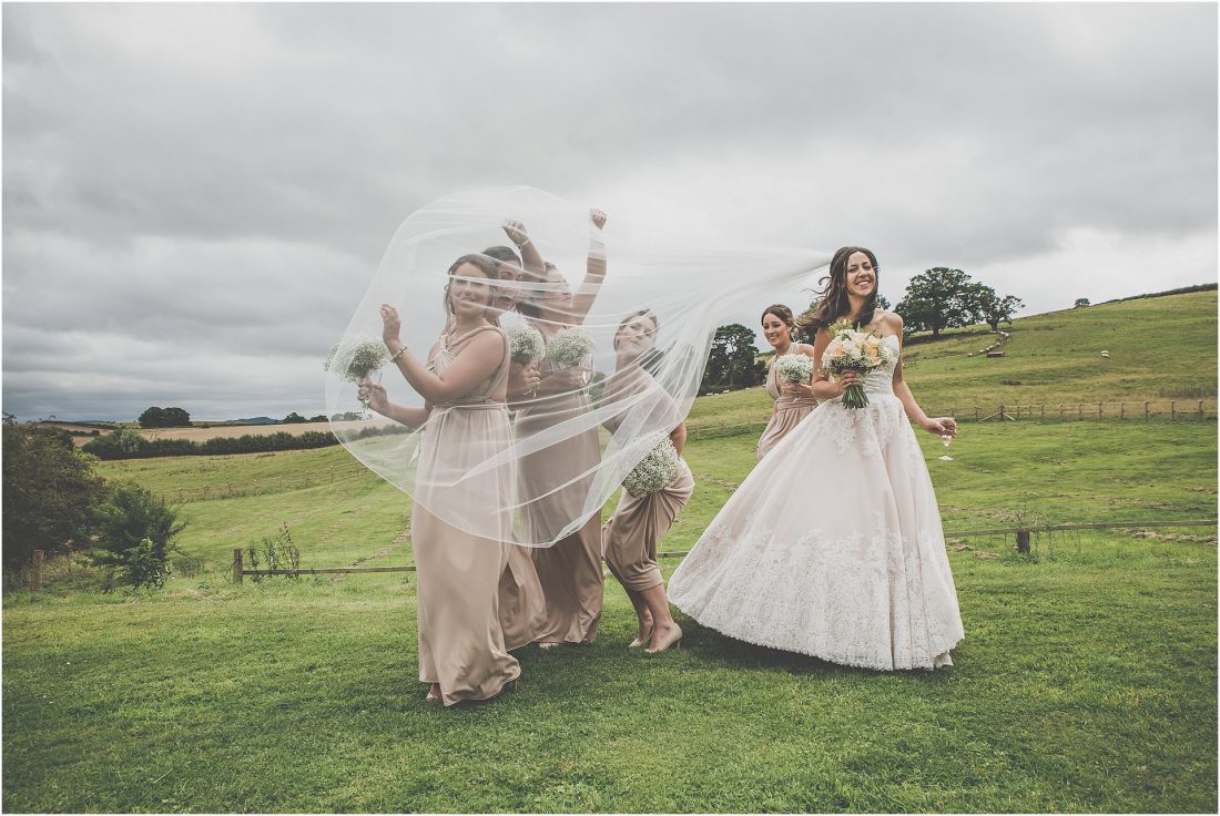 bride and bridesmaids