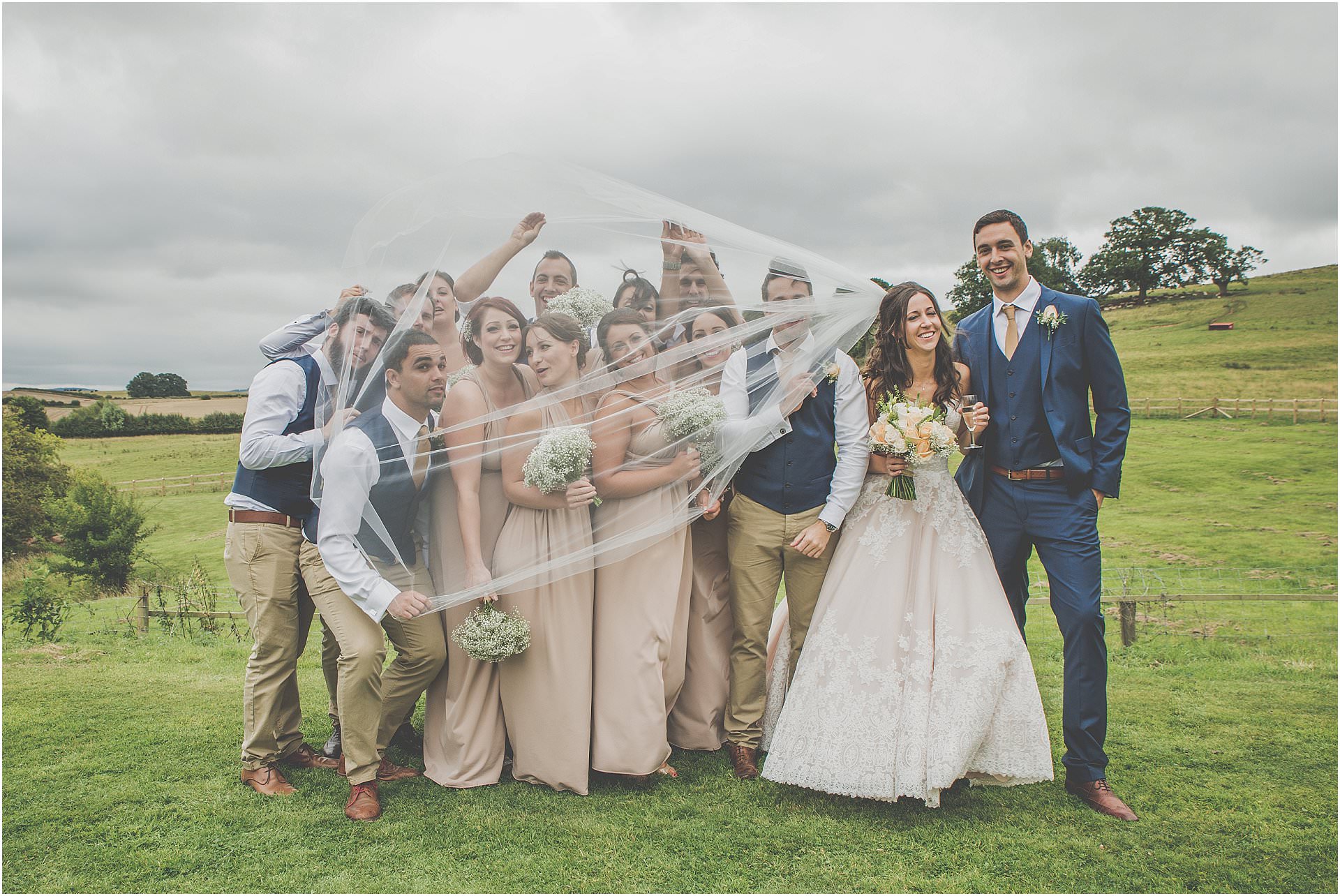 bridesmaids and groomsmen