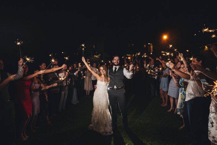 sparkler moment at Lyde Court