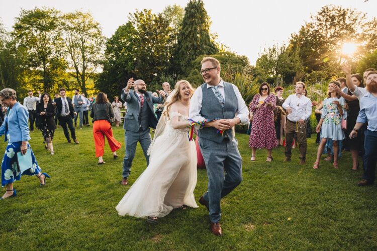 handfasting ceremony at Lyde Court