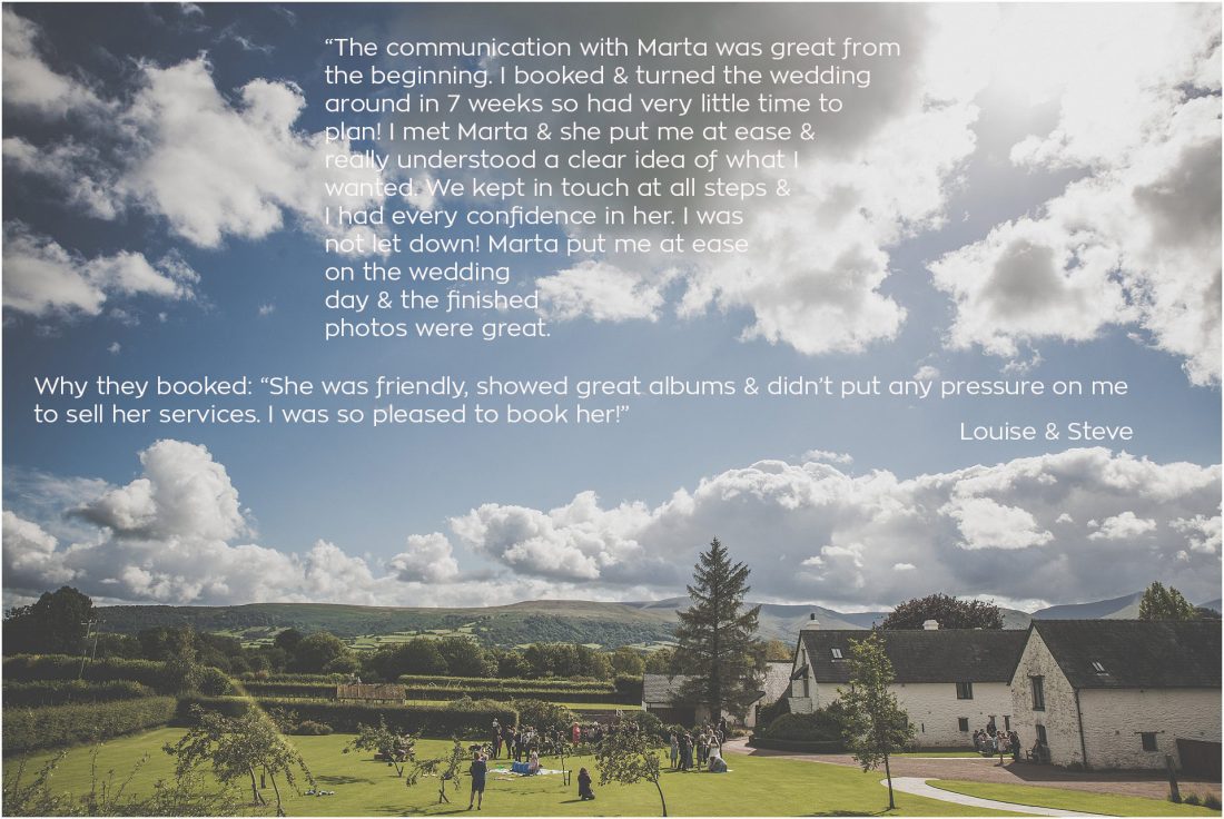 Barn at Brynich Wedding Marta May Photography