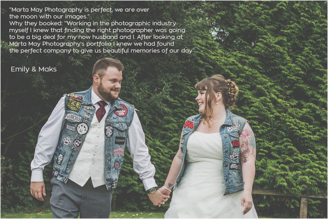 Rock and Roll wedding Marta May Photography