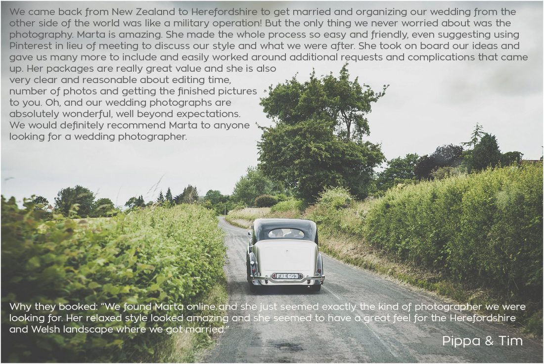 Hay on Wye wedding Marta May Photography