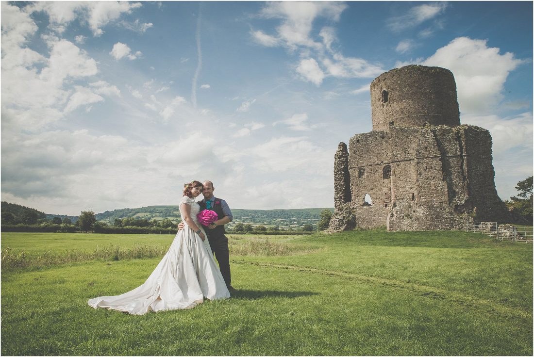 Tretower Court and Castle wedding photography
