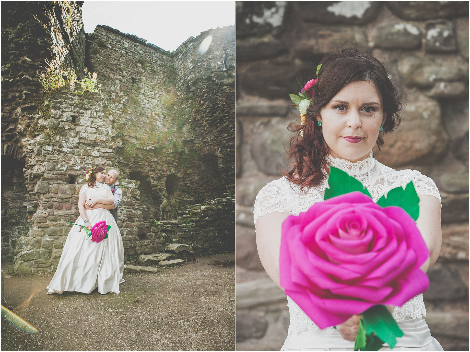 Tretower Court and Castle wedding