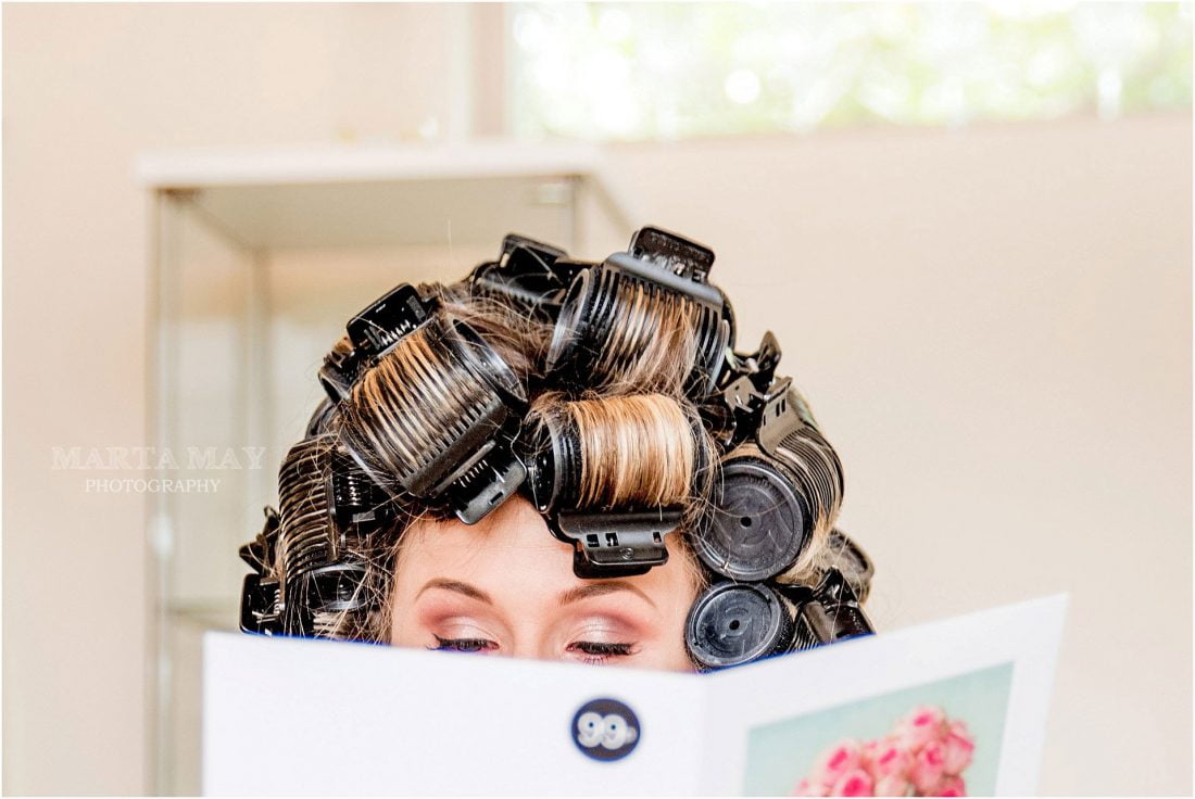 bride getting ready