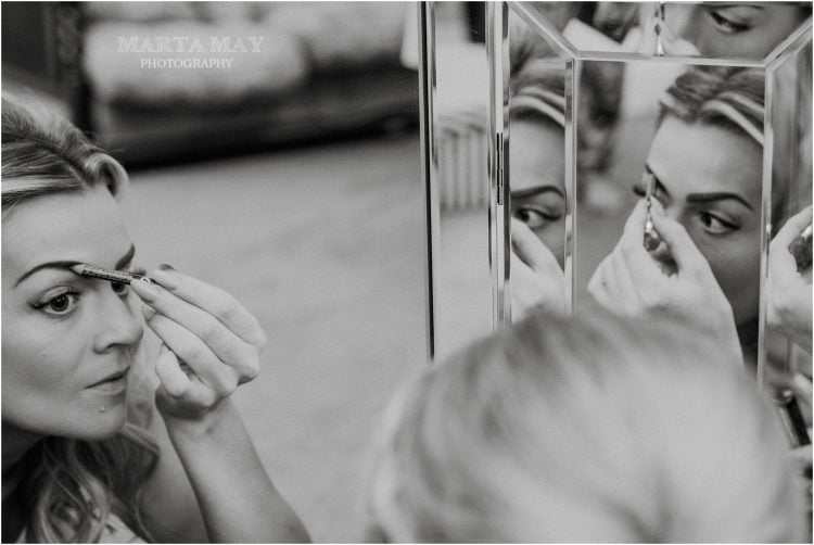 bride getting ready