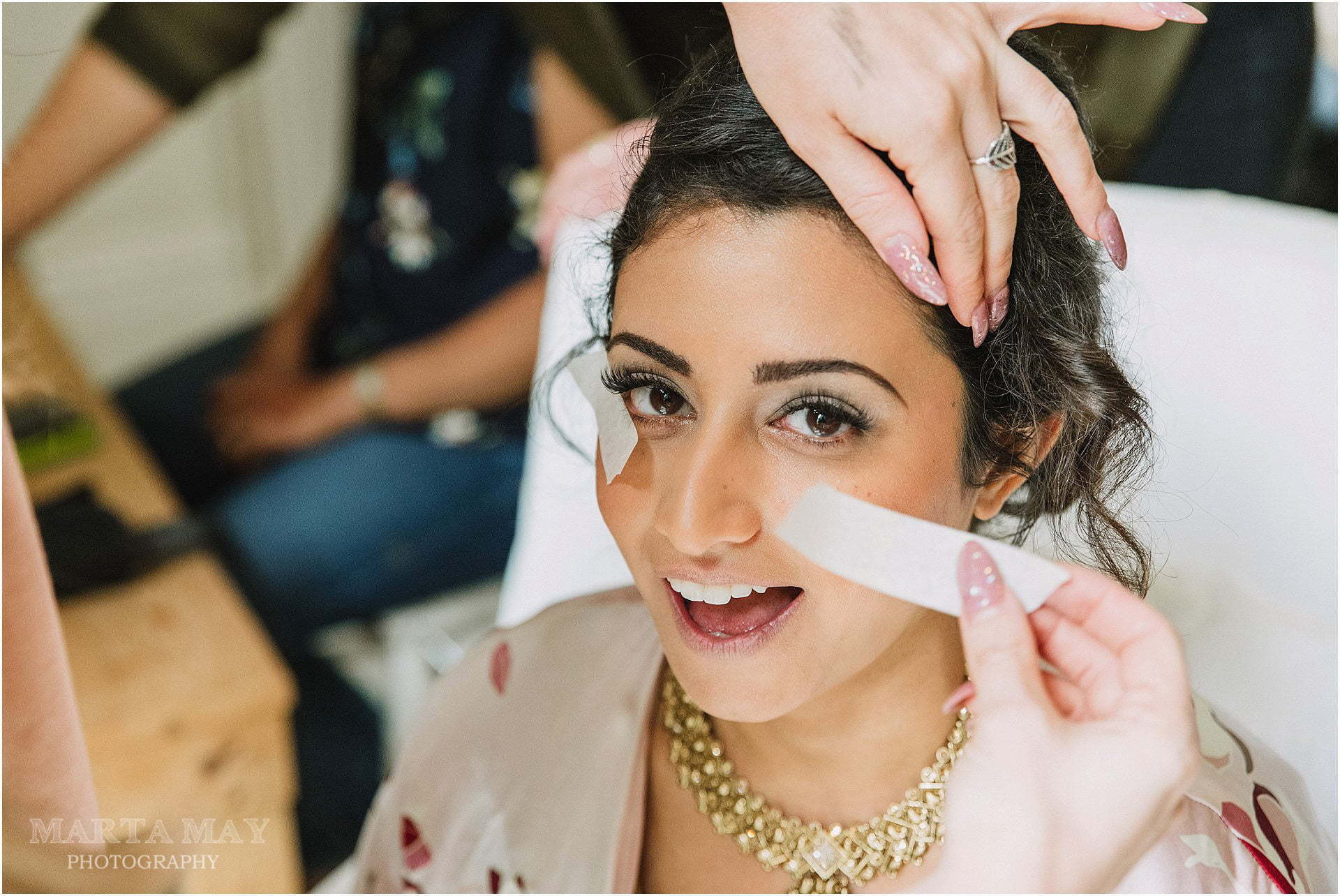 bride getting ready