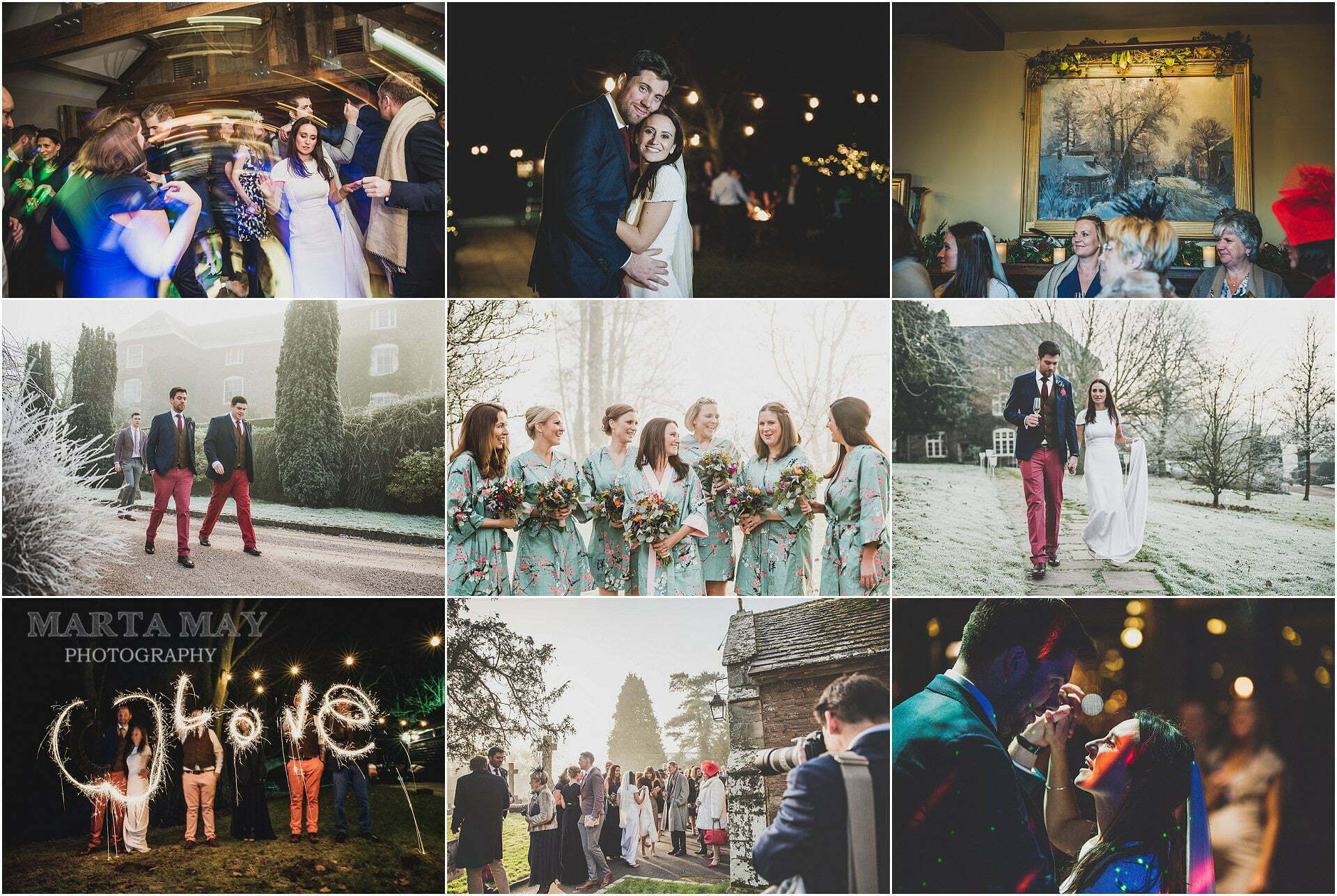 beautiful winter weddings Dewsall Court