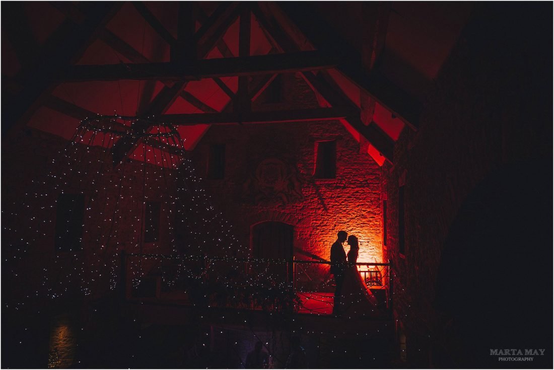 off camera flash great tythe barn wedding photography