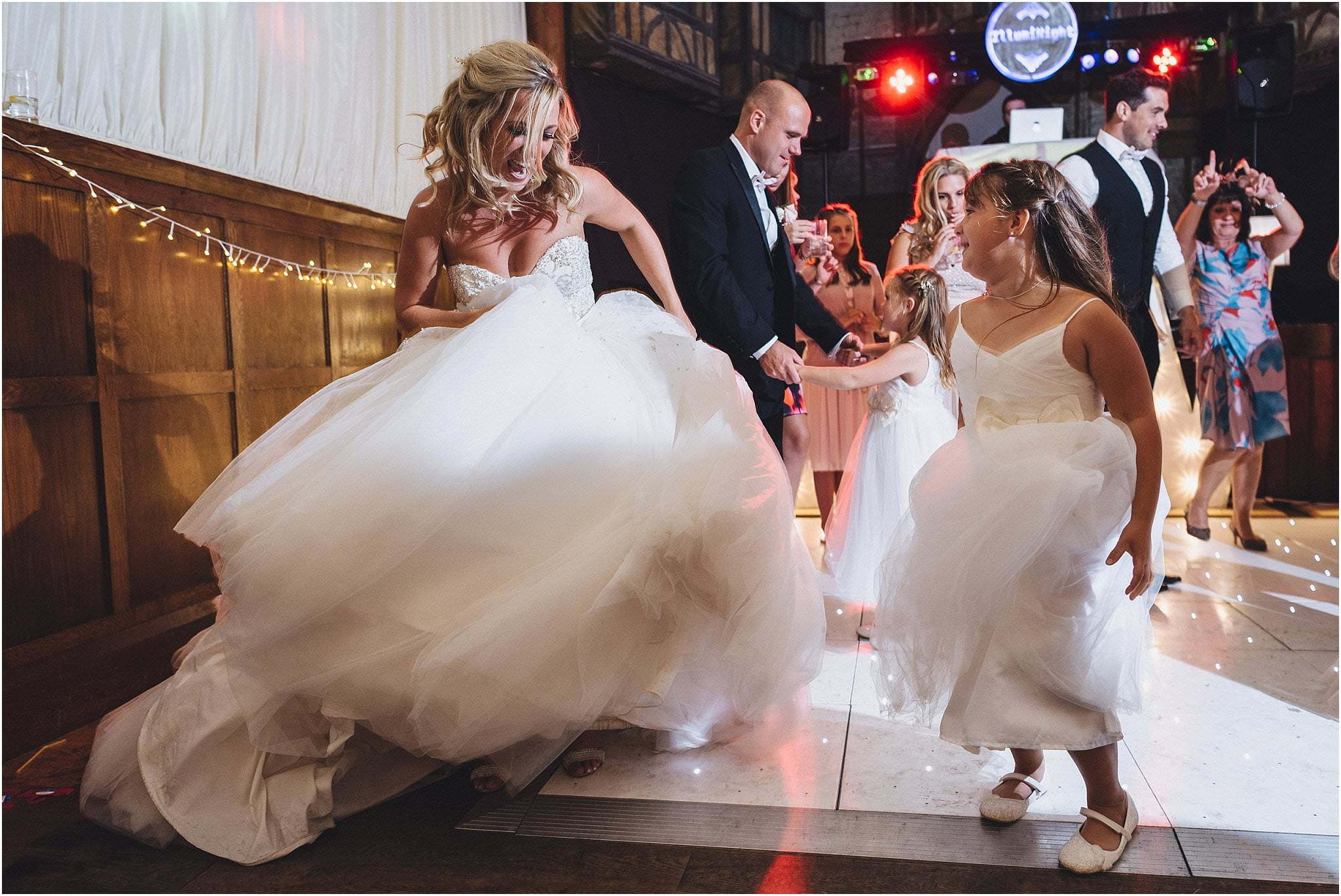 bride dancing