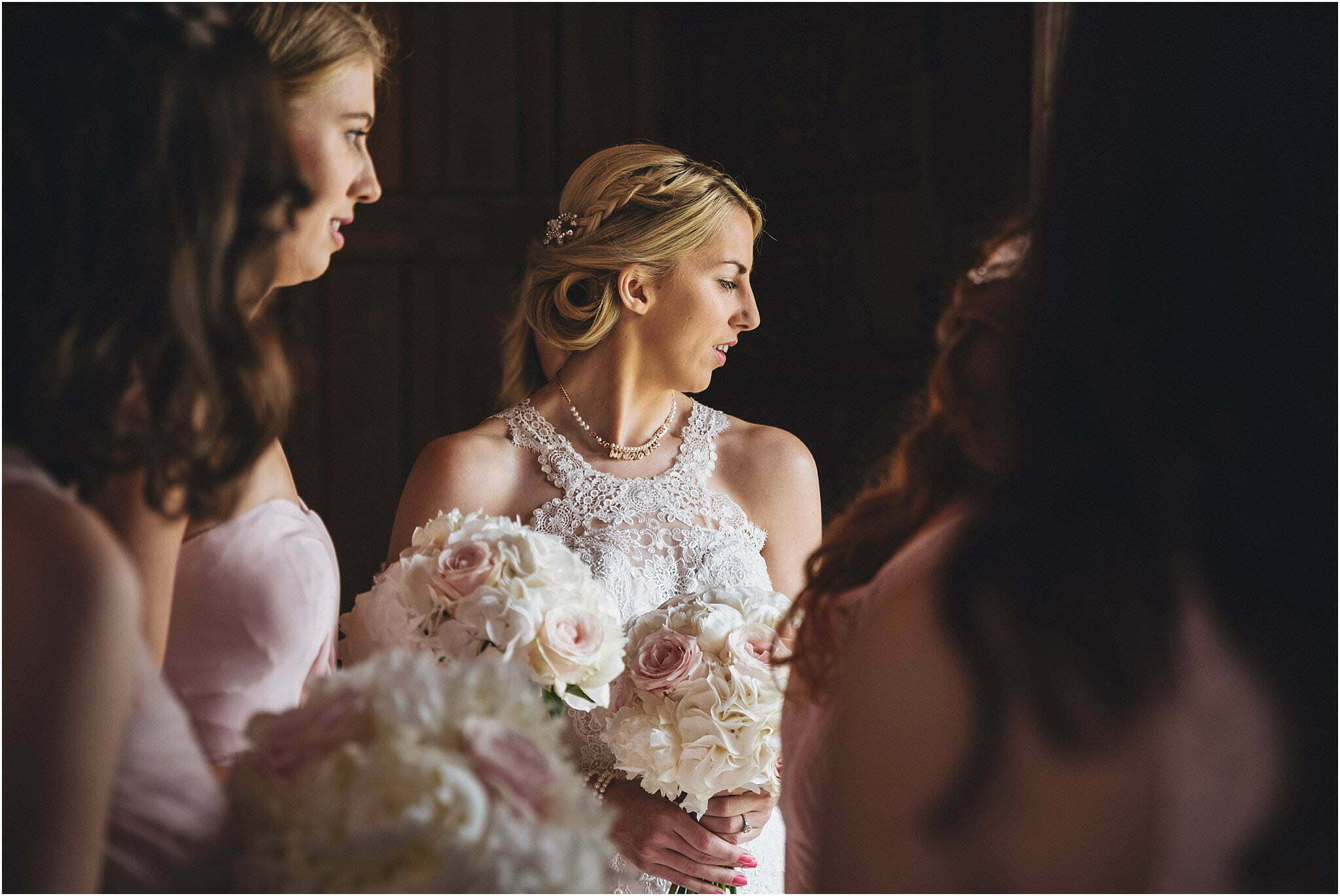 bride before ceremony