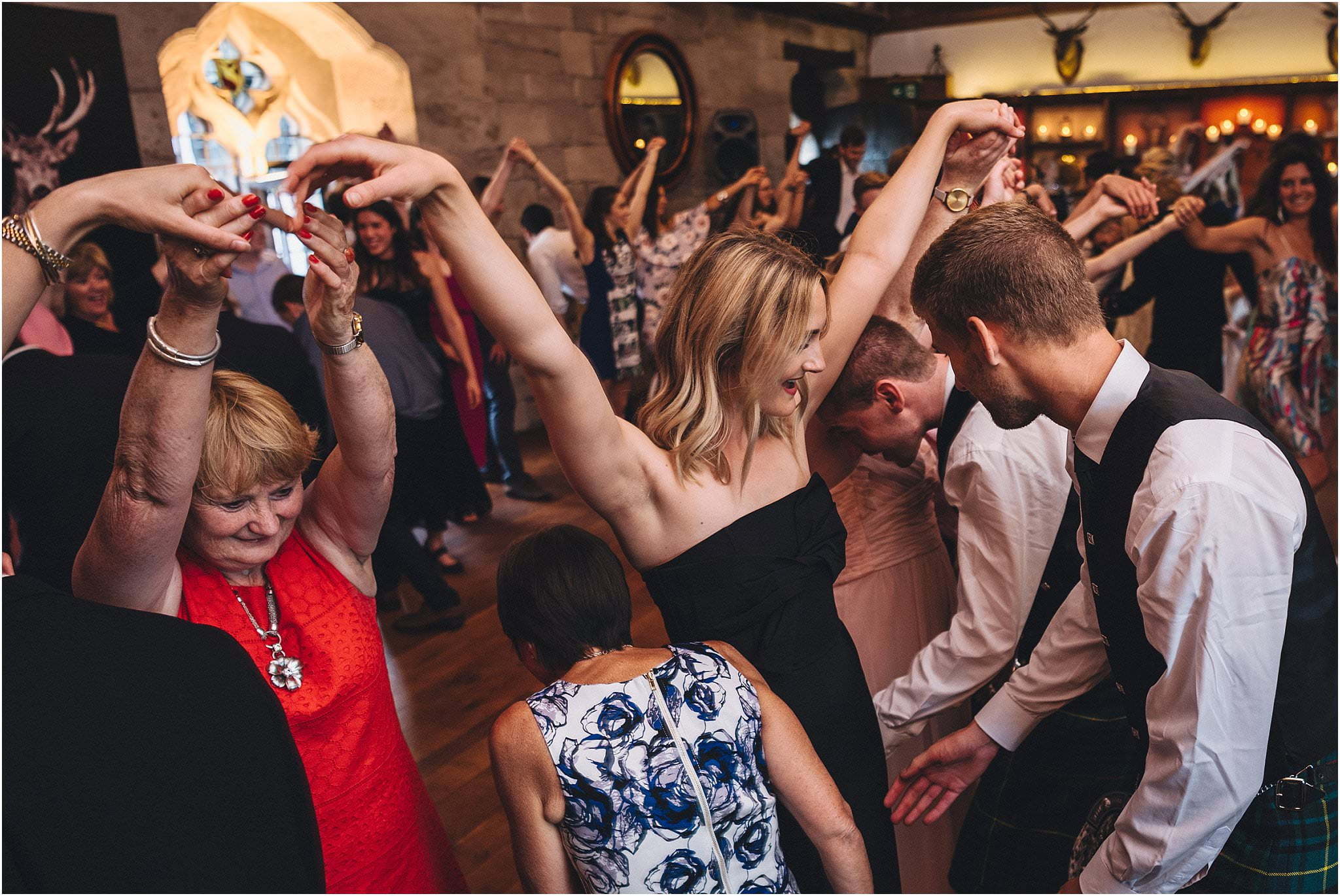 evening wedding party