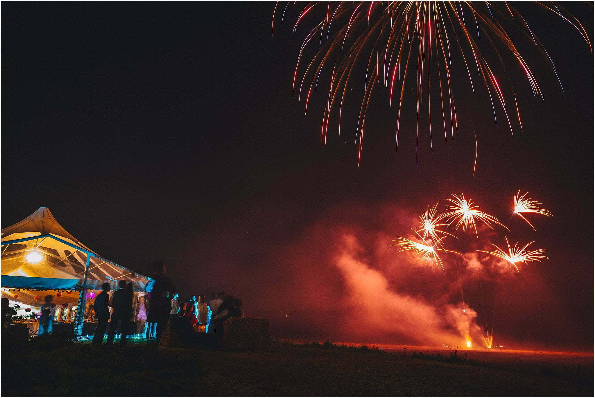 fireworks wedding