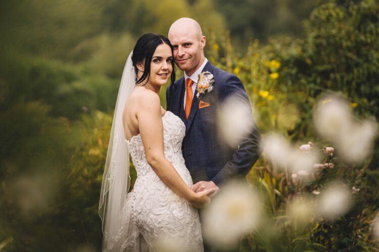 Lyde Arundel weddings - just married couple during their photo session