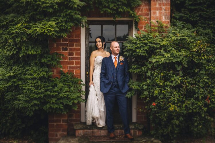 Lyde Arundel weddings - just married couple during their photo session