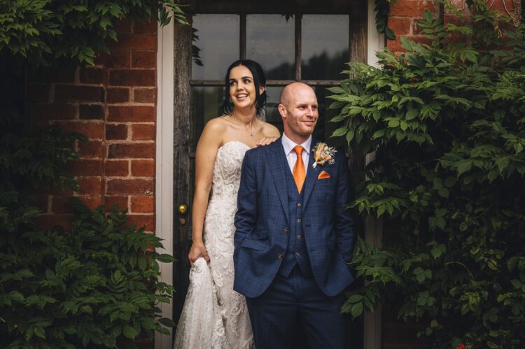 Lyde Arundel weddings - just married couple during their photo session