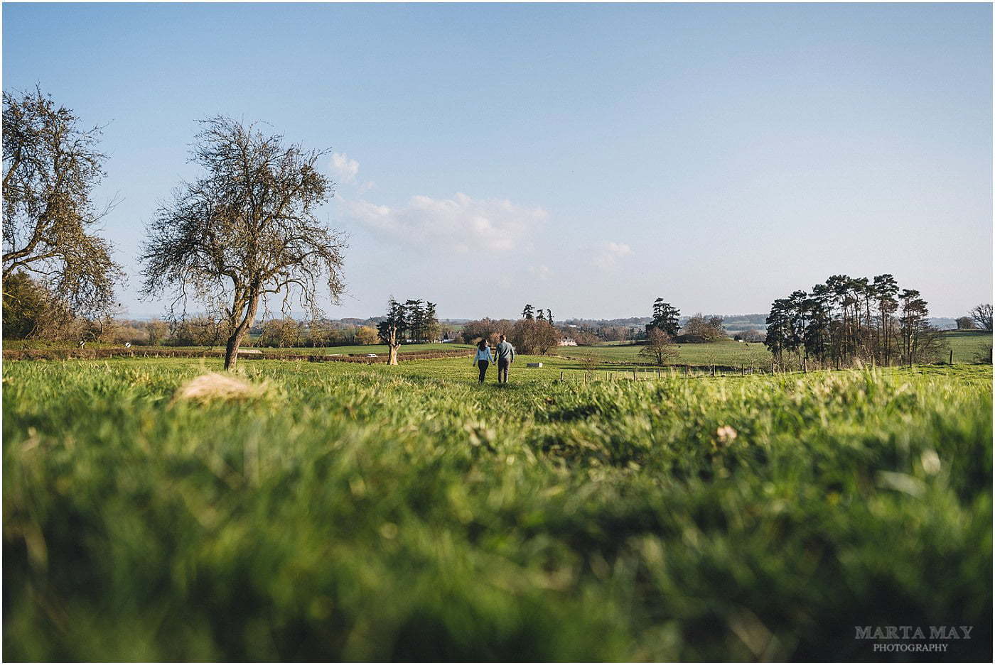 spring engagement session Herefordshire Cotswolds