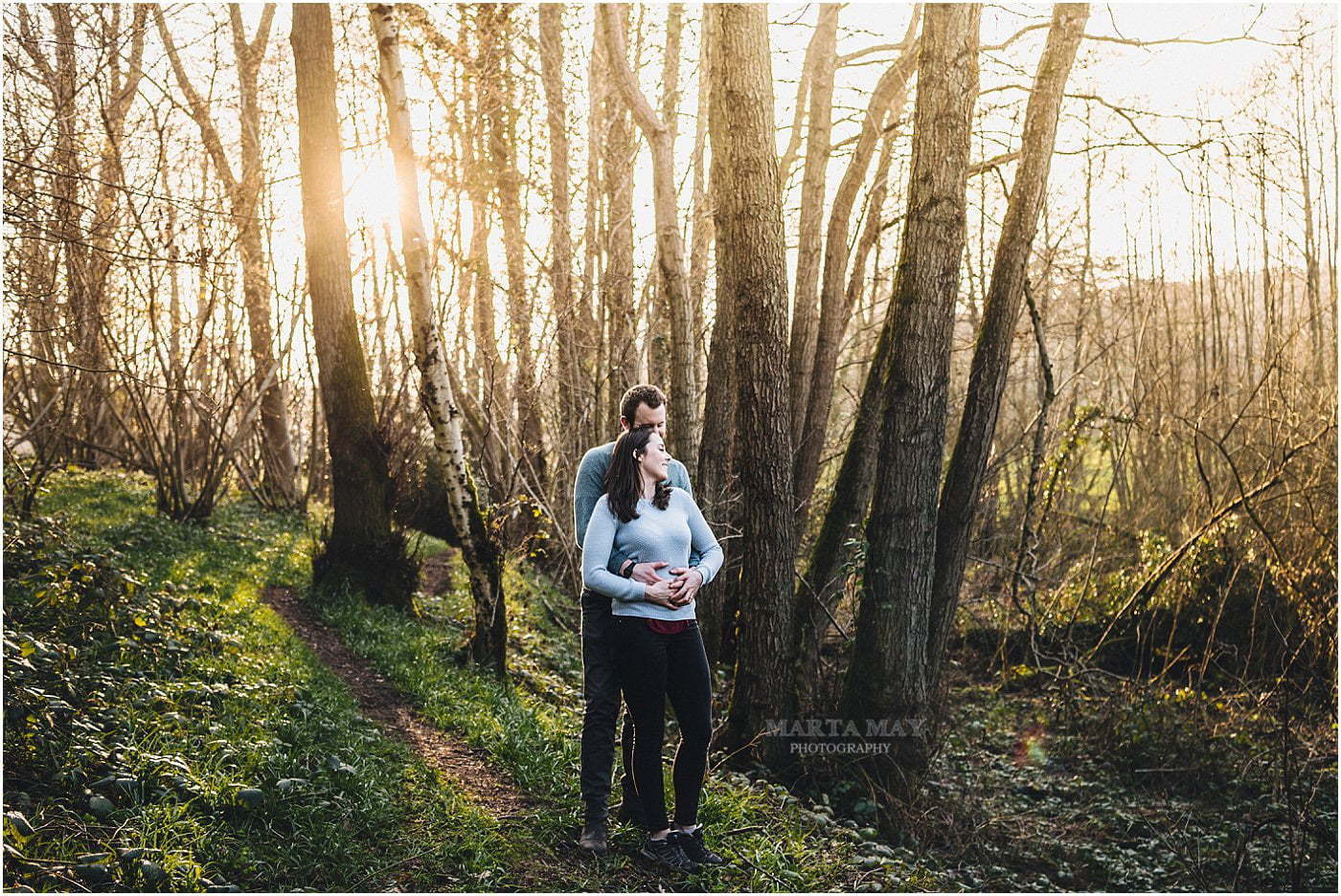 spring engagement session Herefordshire Cotswolds