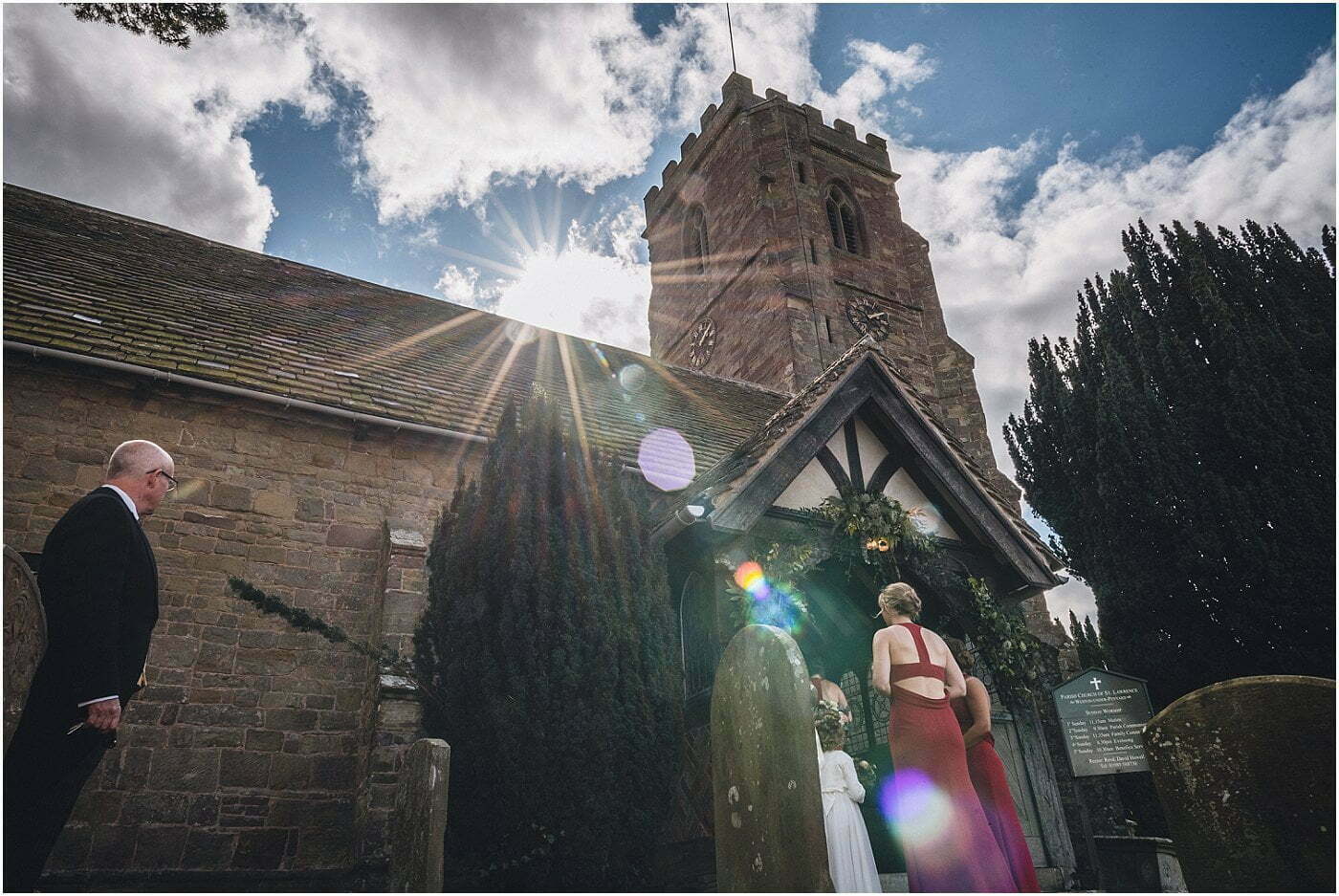 colourful Herefordshire countryside wedding photography