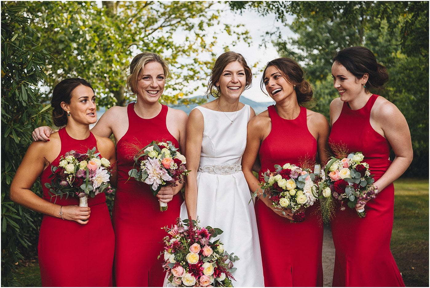 colourful Herefordshire countryside wedding photography