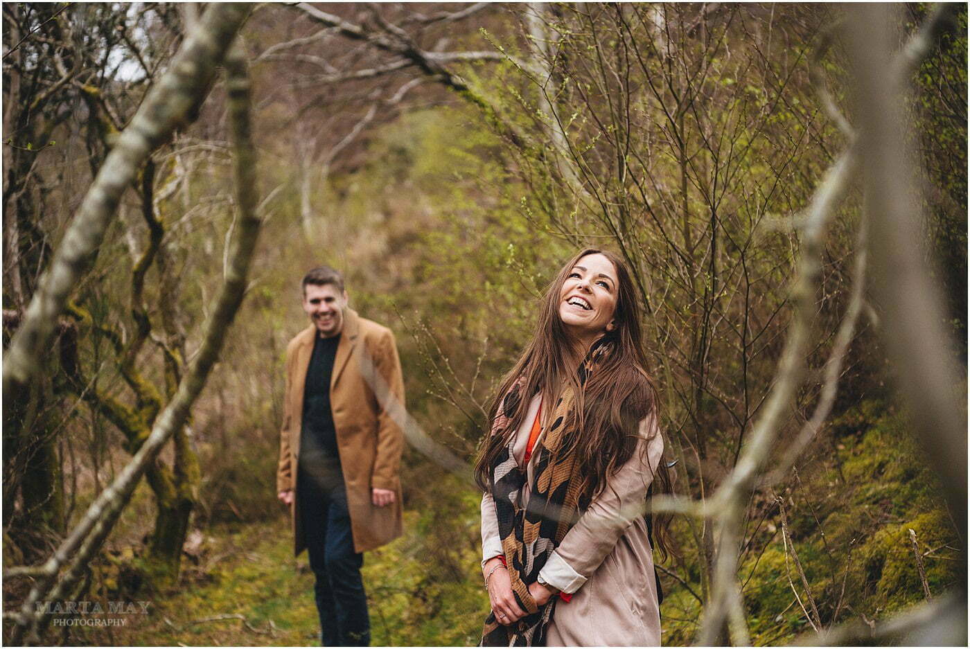 Elan Valley engagement photography Wales