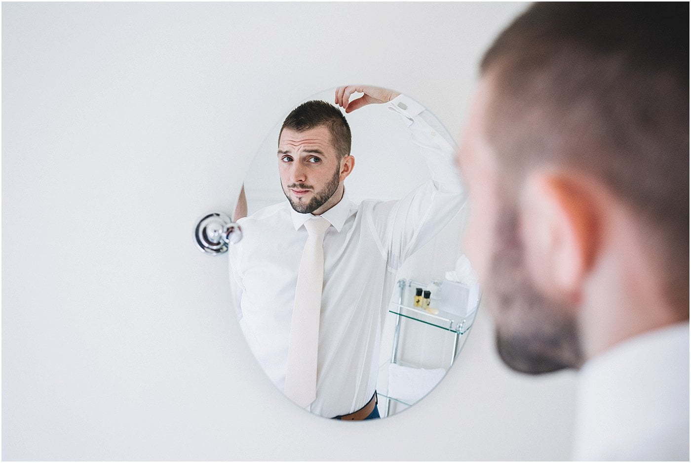 groom getting ready