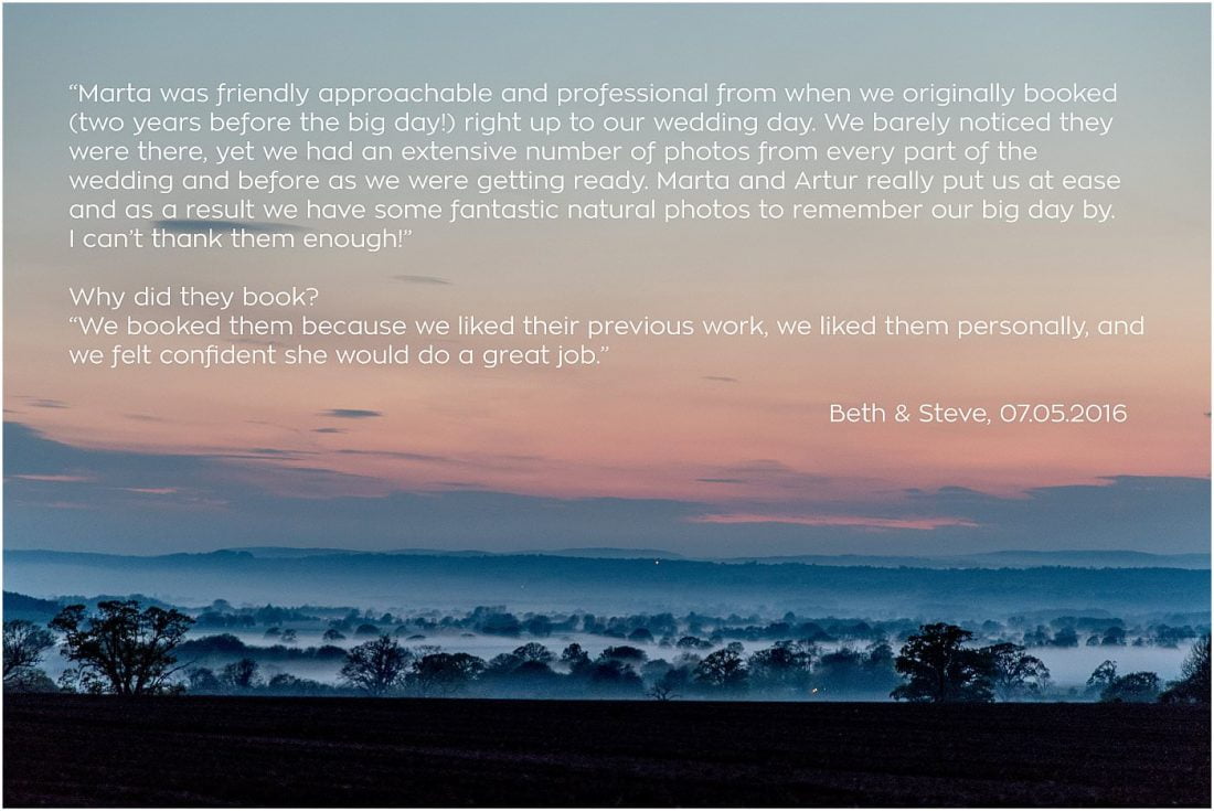 Marta May Photography testimonials