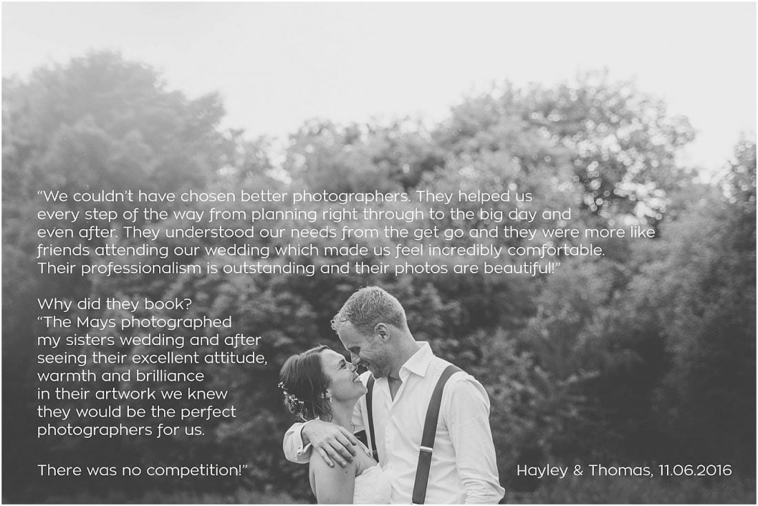 Marta May Photography testimonials