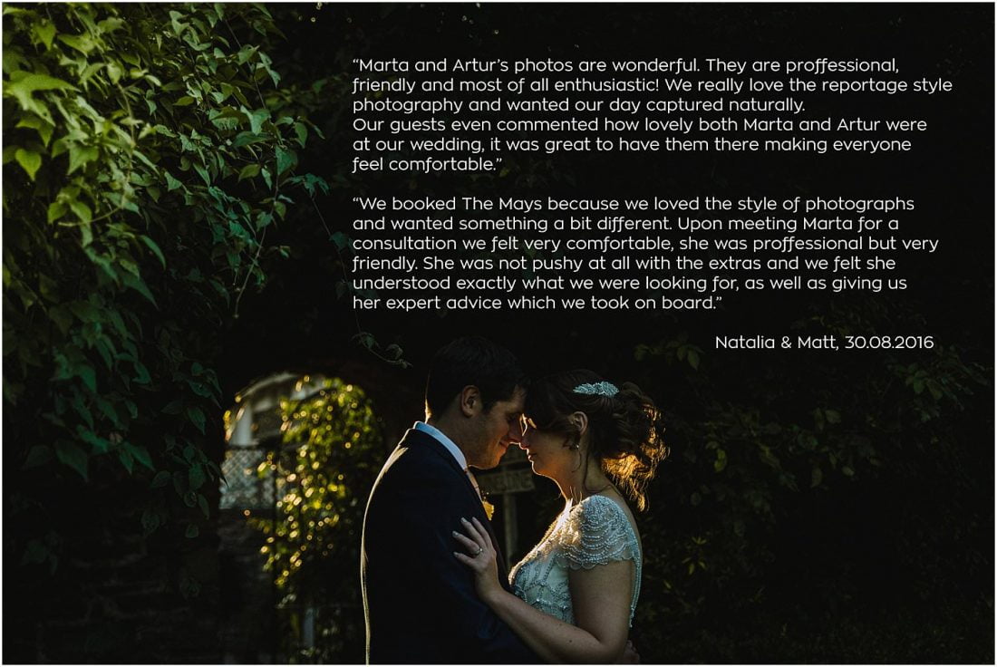 Marta May Photography testimonials