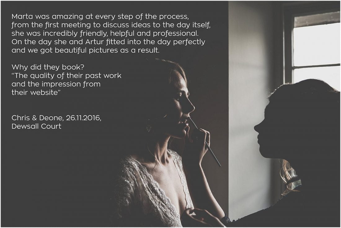 Dewsall Court wedding photography