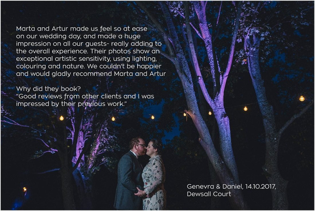 Dewsall Court wedding photography