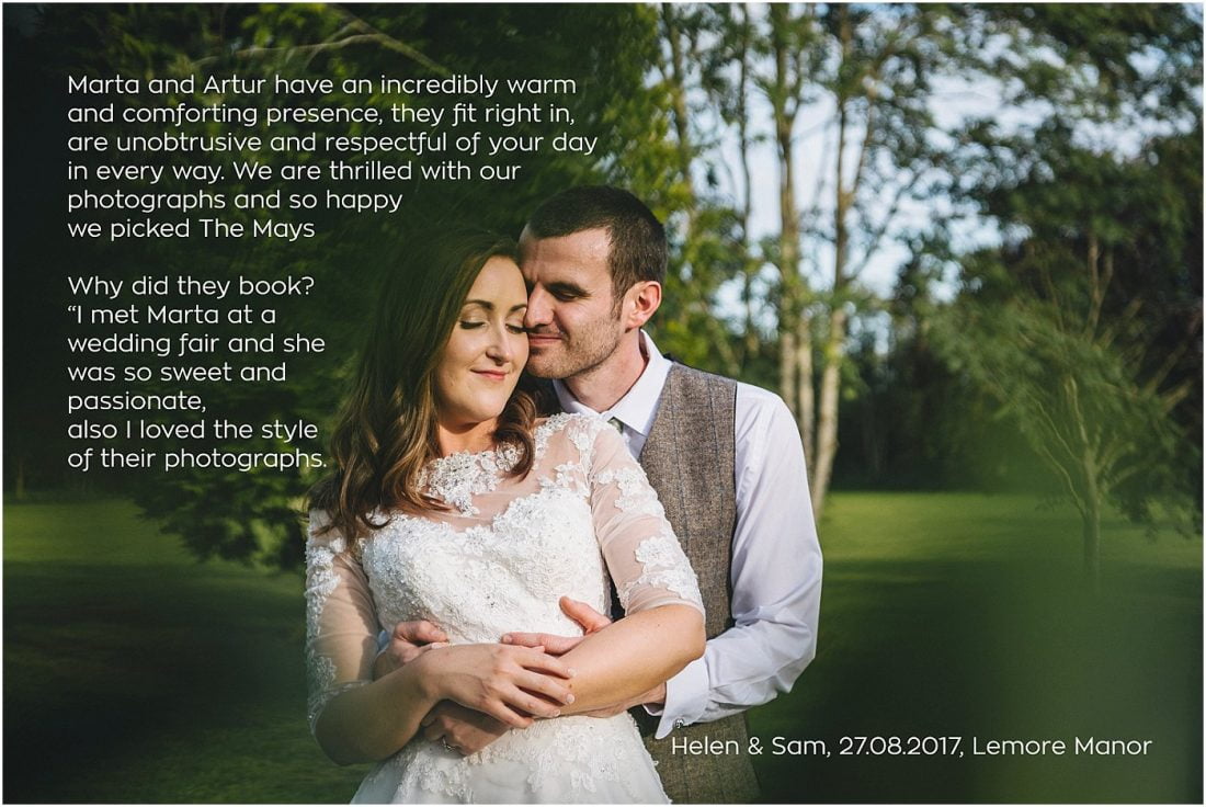 Marta May Photography testimonials 2017