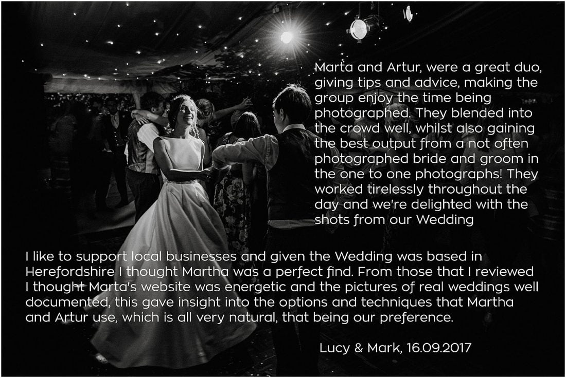 Marta May Photography testimonials 2017