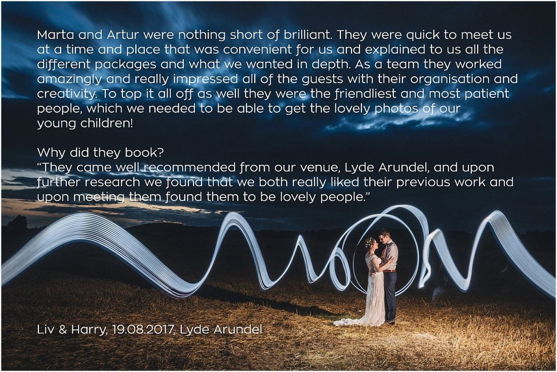 Marta May Photography testimonials 2017