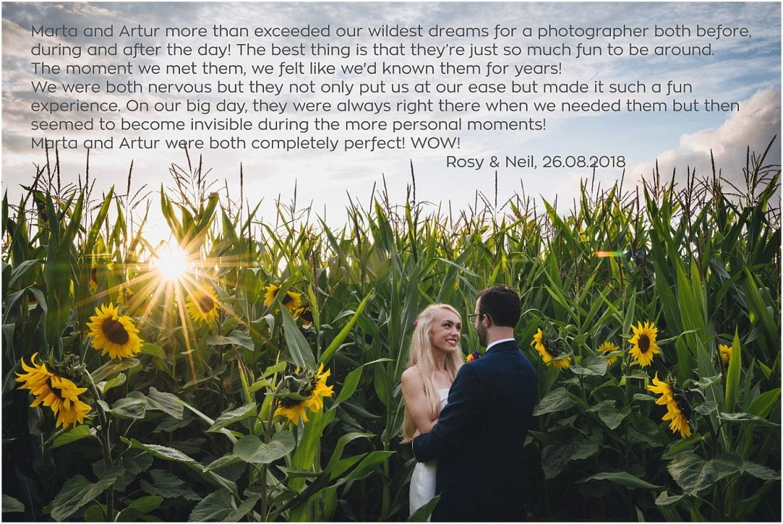 Marta May Photography testimonials 2017