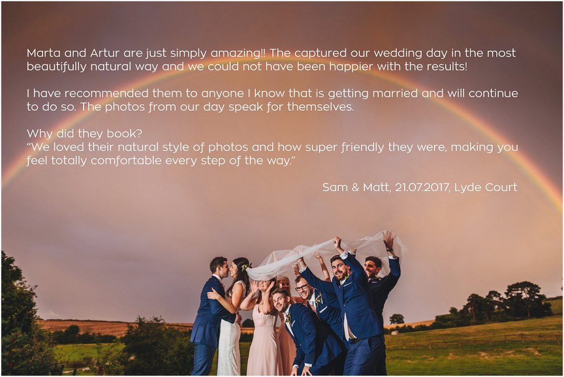 Lyde Court wedding photography