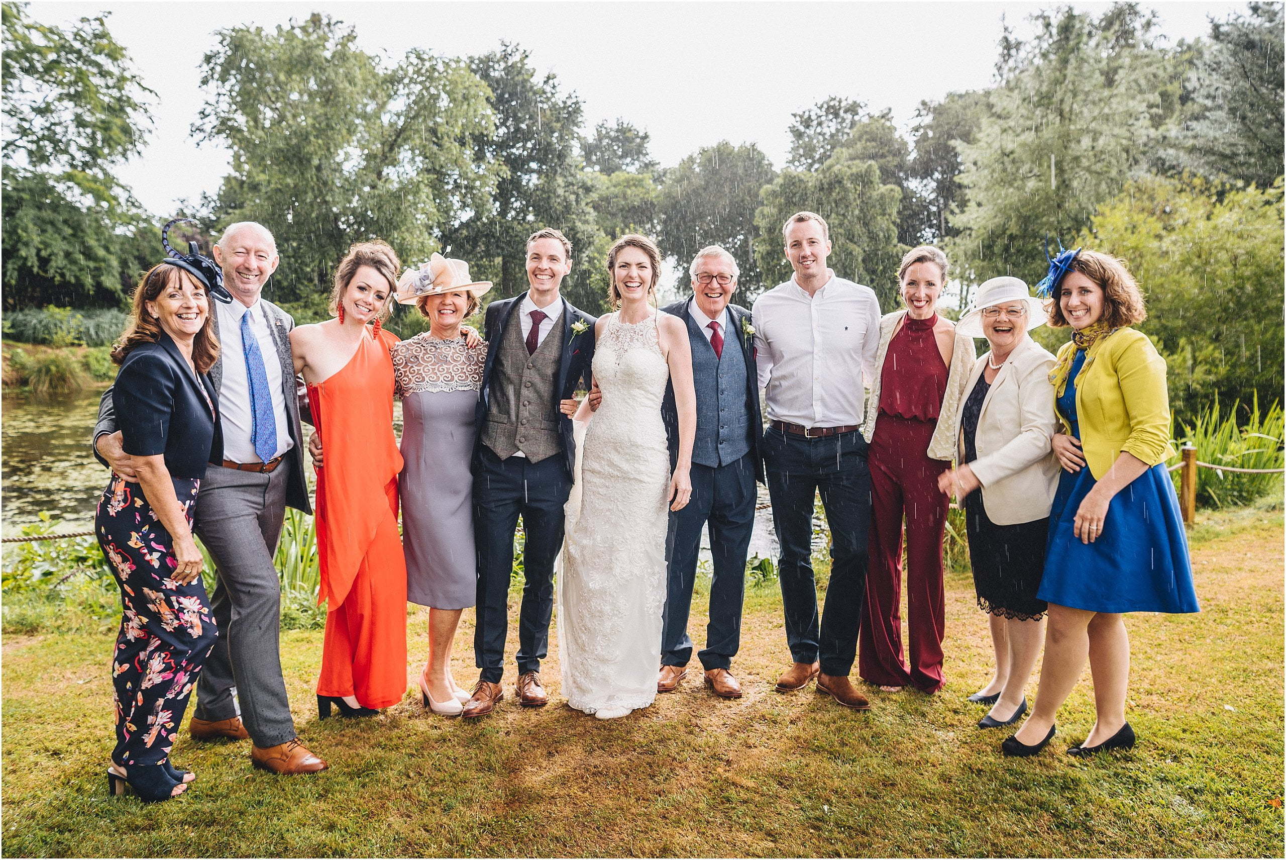 rainy wedding day photography