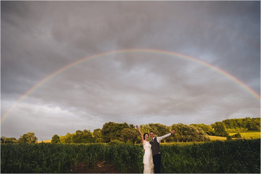 rainbow at weddings