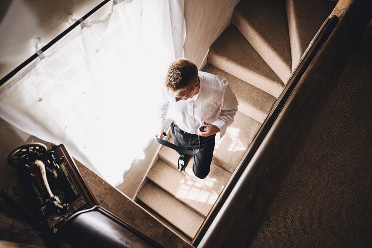 groom getting ready