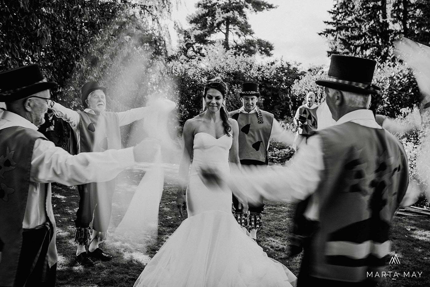 Morris dancing wedding