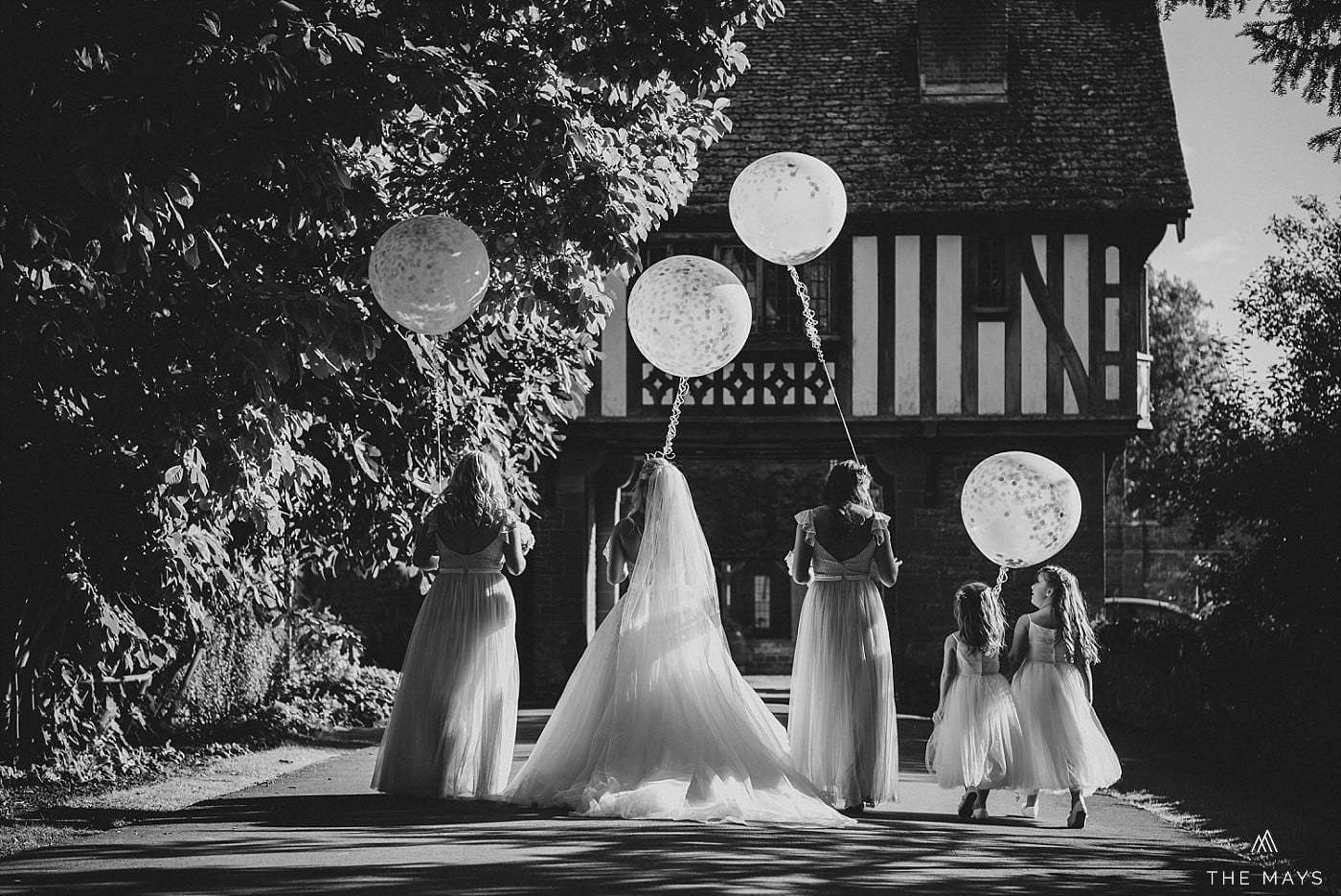 bride and bridesmaids How Caple