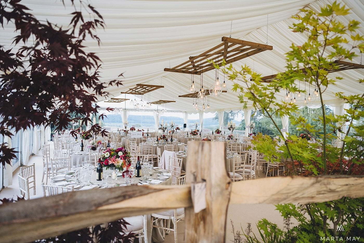 Herefordshire marquee wedding apples