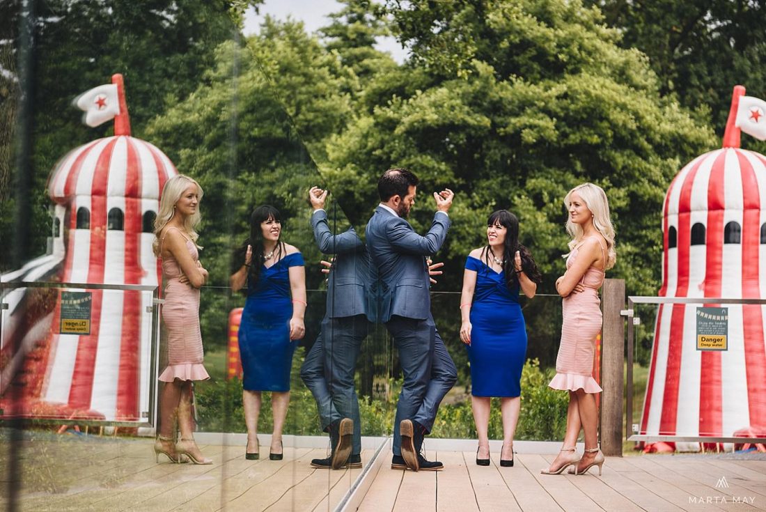 reception drinks at the Mill Barns, shropshire wedding venues