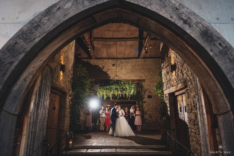 first dance at Cripps Barn