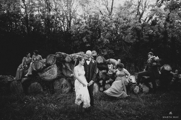 group pictures at Cripps Barn