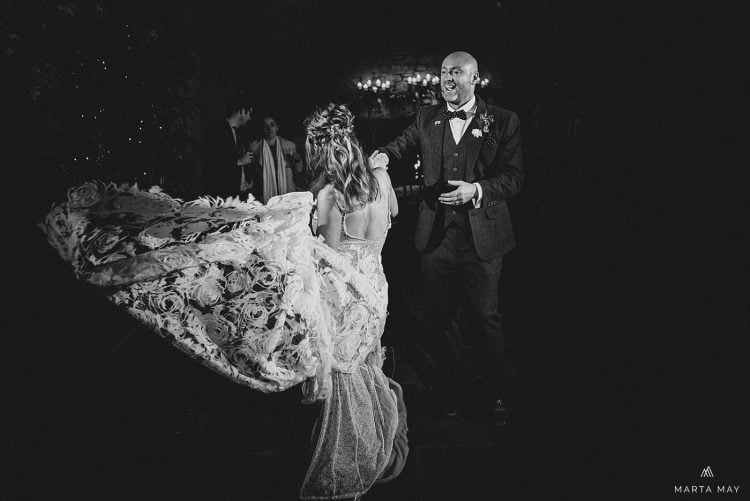 first dance at Cripps Barn