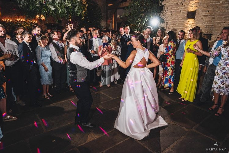 first dance at Cripps Barn