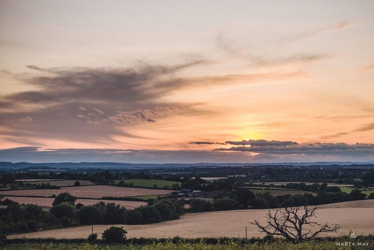 sunset at Deer Park